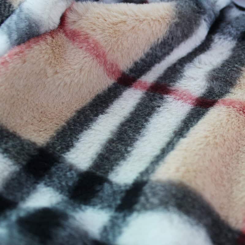 Double-Sided Plaid Yorkie Jacket