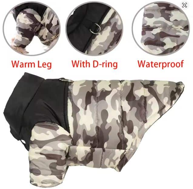 waterproof yorkie harness jacket 1
