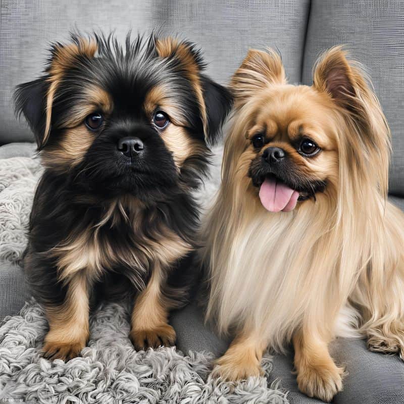 Yorkie and Pekingese Mix