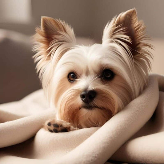 white yorkshire terrier yorkies gram