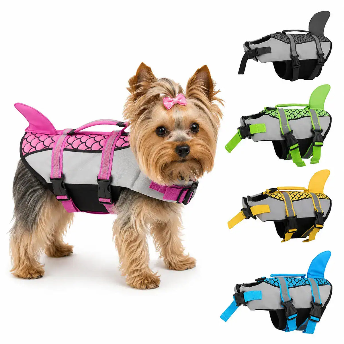 “FinTails” Yorkie Life Jacket