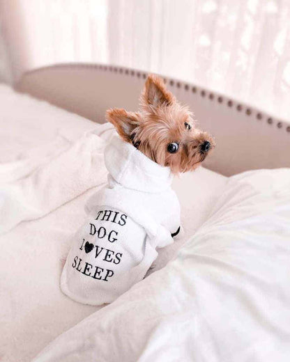 Sleepy Luxury Yorkie Bathrobe