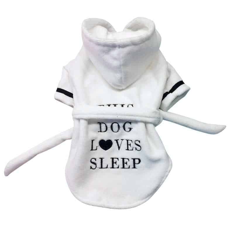 Sleepy Luxury Yorkie Bathrobe