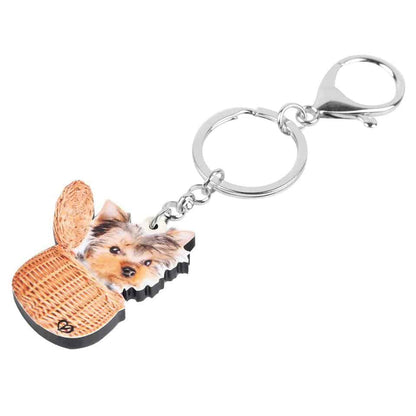 Yapper Snapper Yorkie Keychain