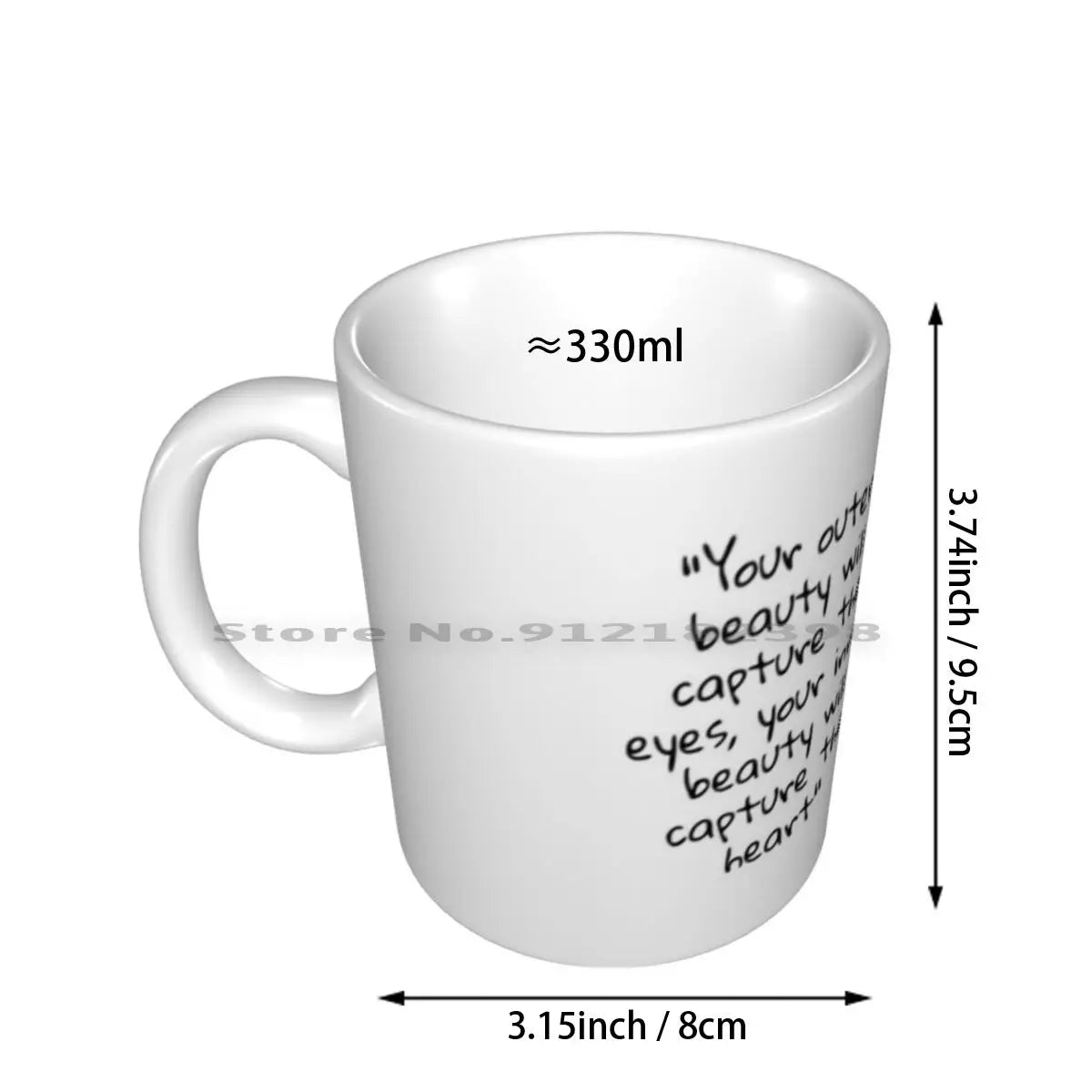Inner Beauty Yorkie Mug