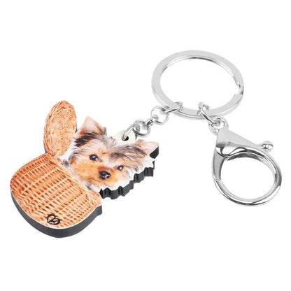 Yapper Snapper Yorkie Keychain