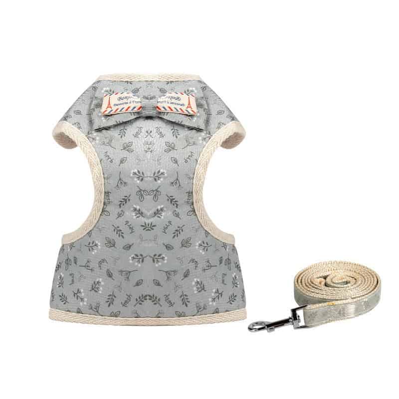 Yorkie Vest Harness and Leash Set