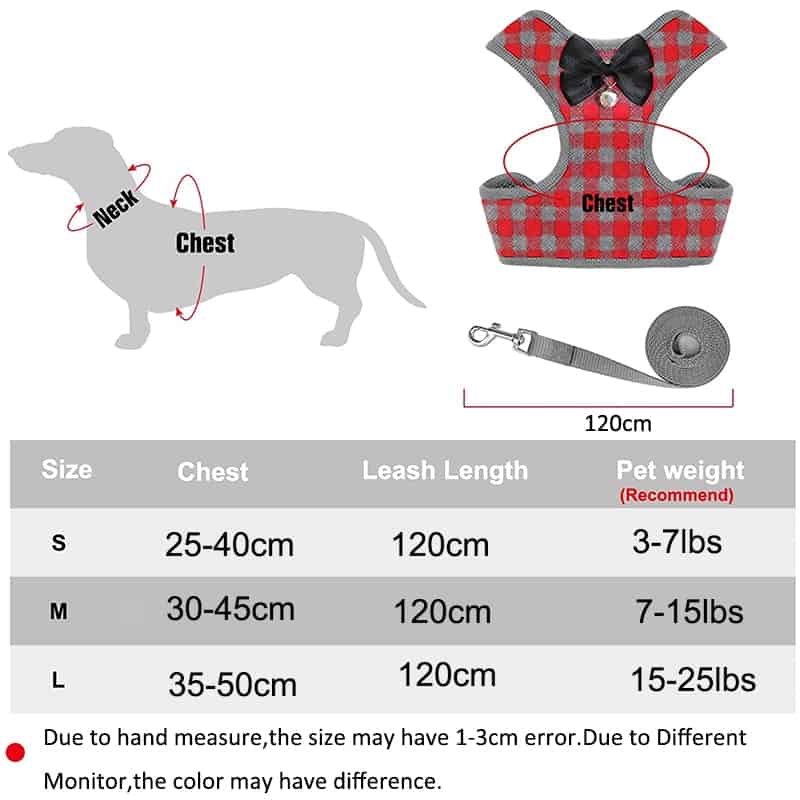 Yorkie Vest Harness and Leash Set