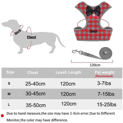 Yorkie Vest Harness and Leash Set