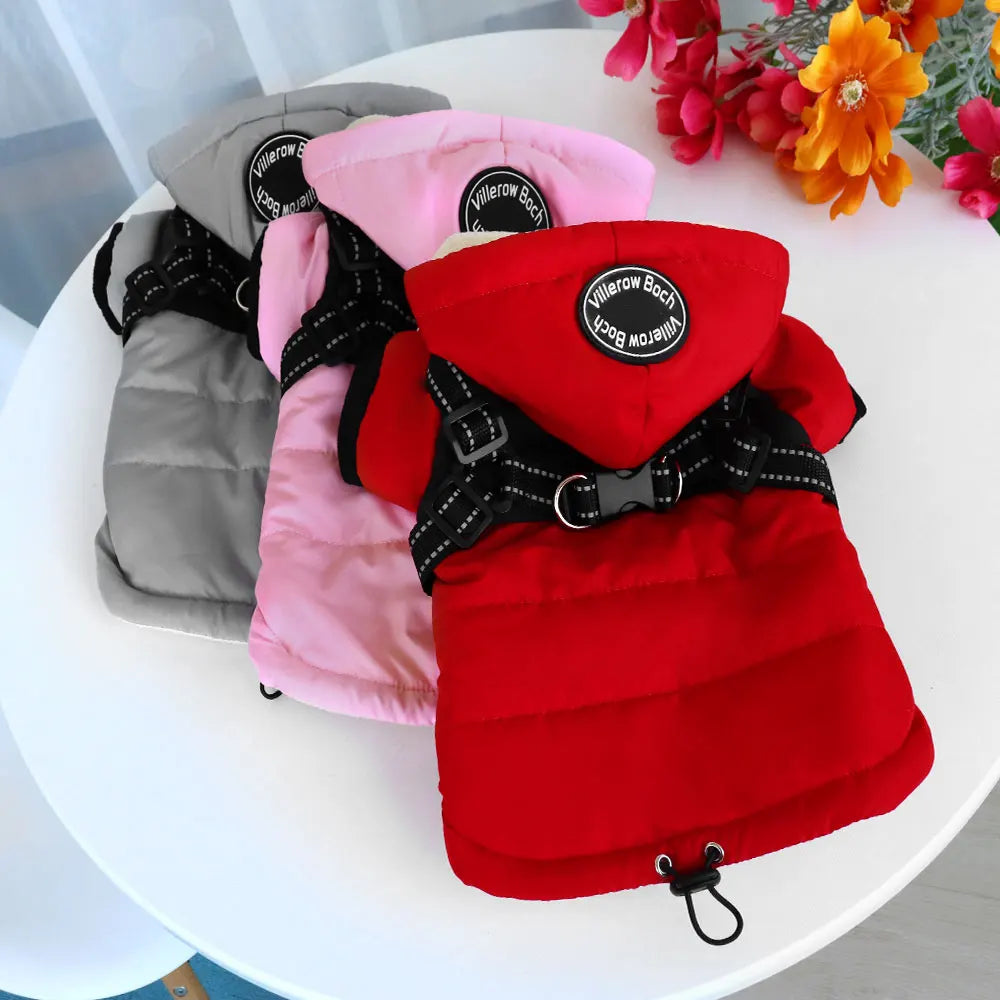 Yorkie Winter Harness Jacket