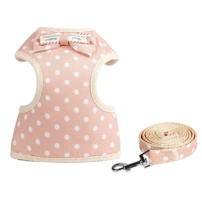 Yorkie Vest Harness and Leash Set