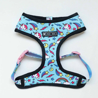 Blue Unicorn Yorkie Harness