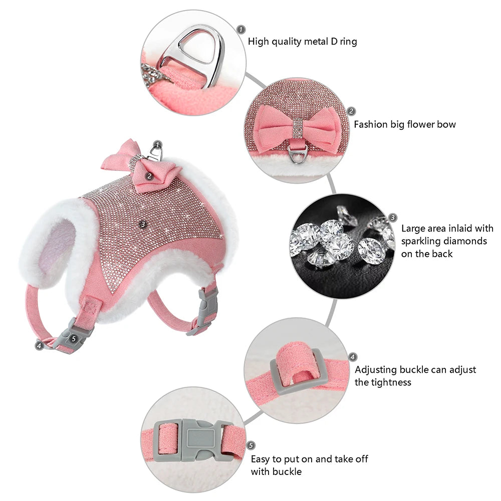 Yorkie Diamond Harness