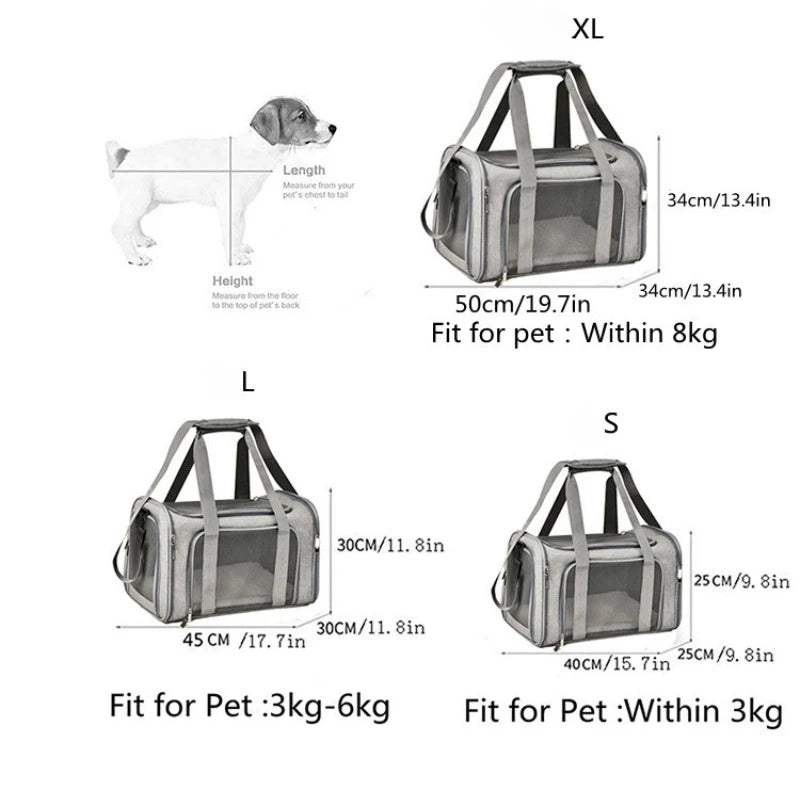 Mesh Yorkie Carrier Bag