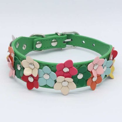 Flowers Yorkshire Terrier Collar