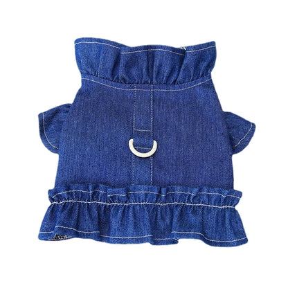 Denim Yorkie Shirt Harness