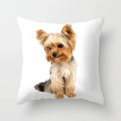 Yorkie Decor Pillow Case