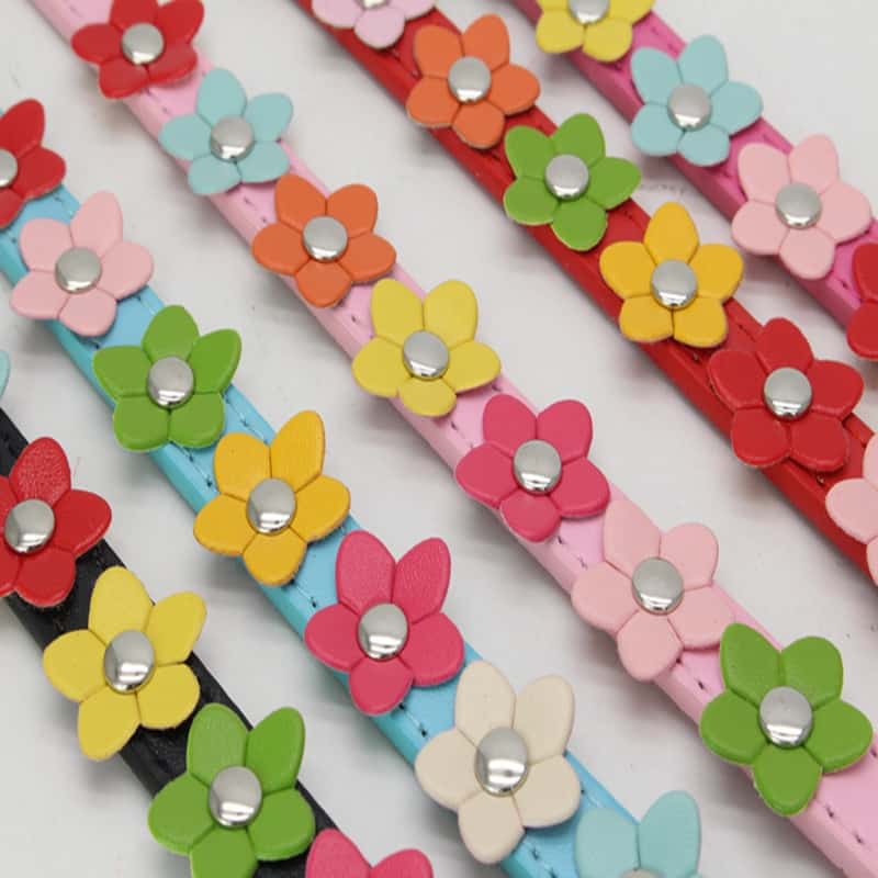 Flowers Yorkshire Terrier Collar