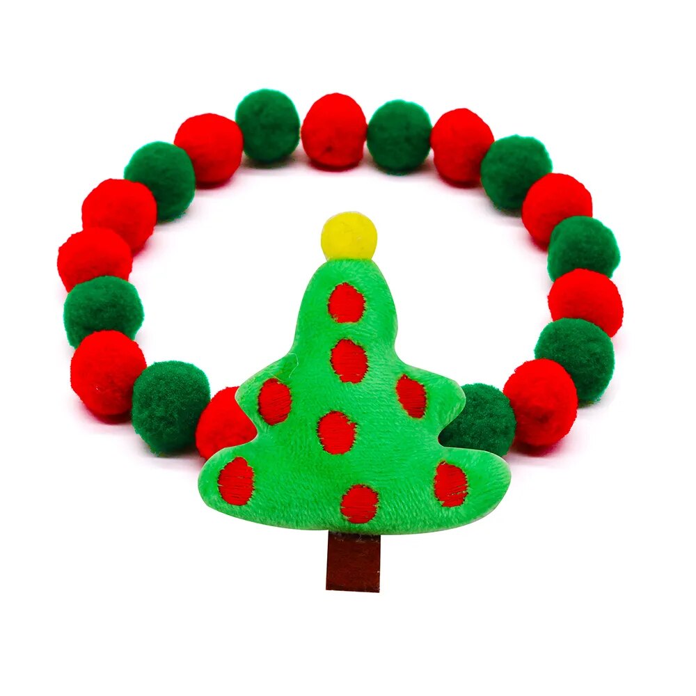 Christmas Yorkie Collar