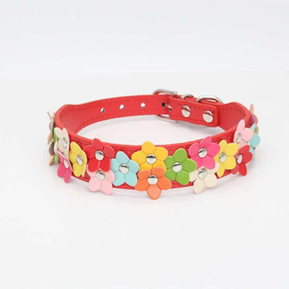 Flowers Yorkshire Terrier Collar