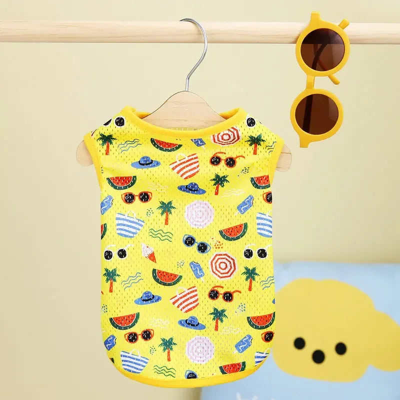Tropical Vibes Yorkie Vest - image 9