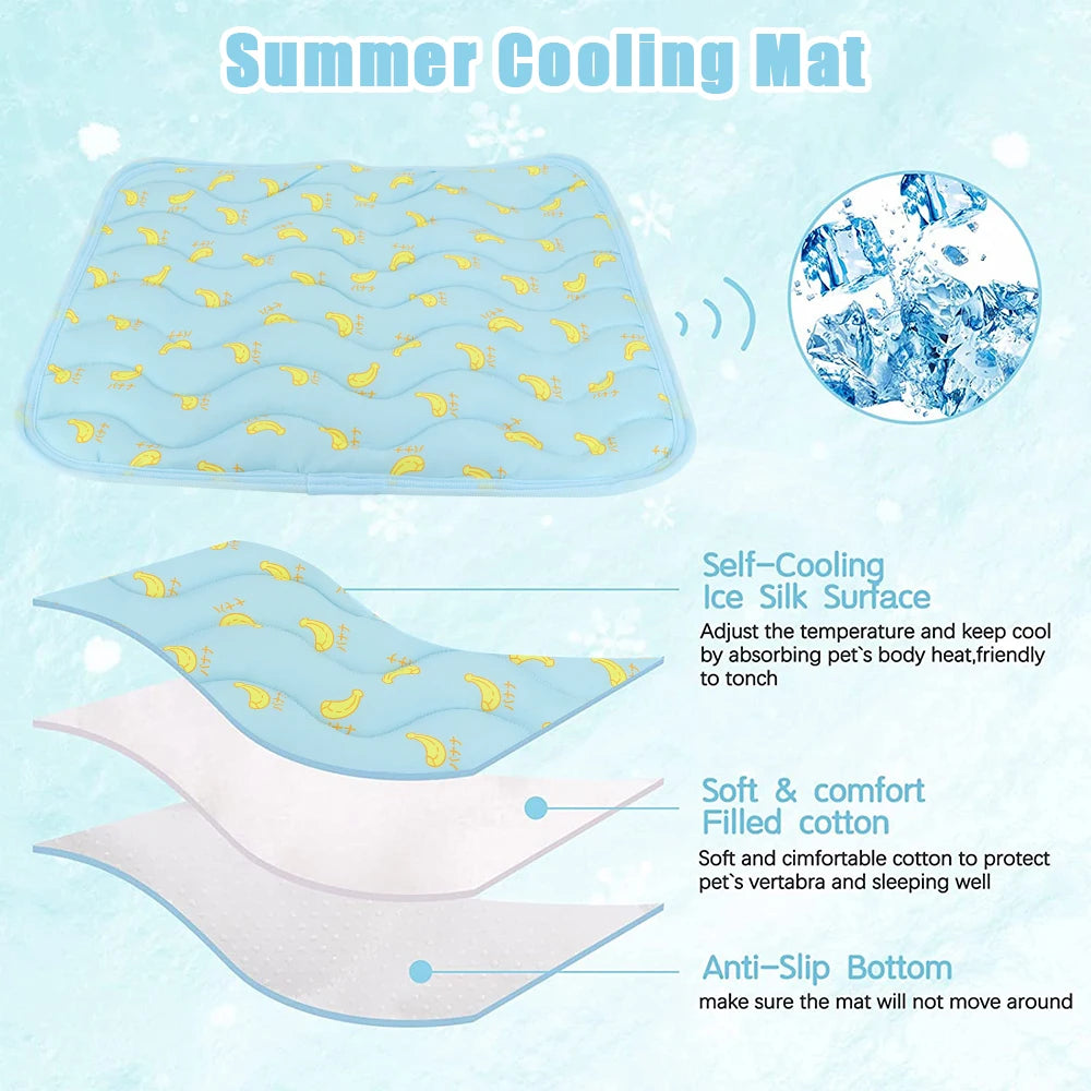 Summer Cooling Yorkie Mat