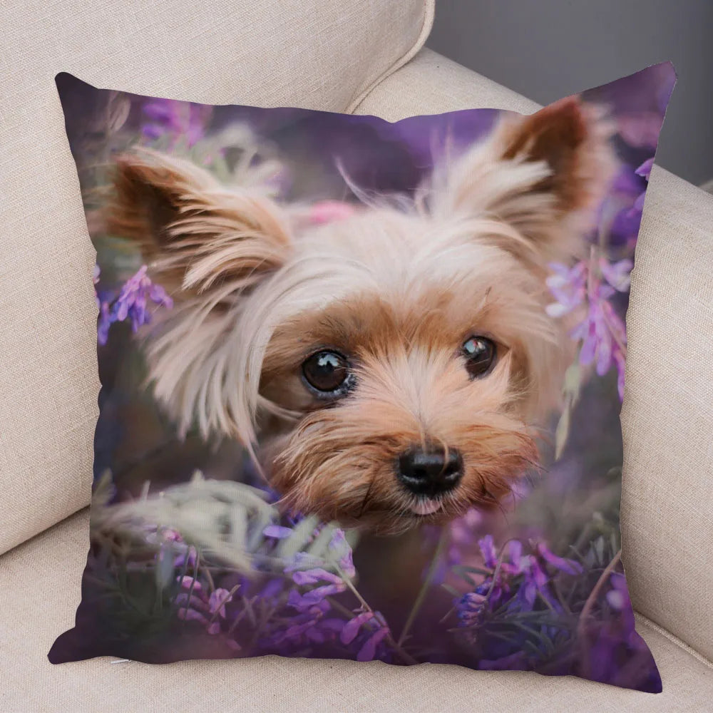 Mini Yorkie Cushion Cover - image 32