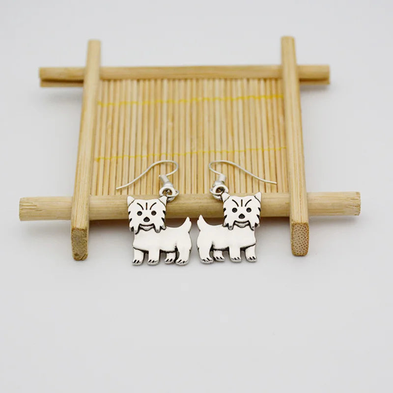 Yorkie Earrings