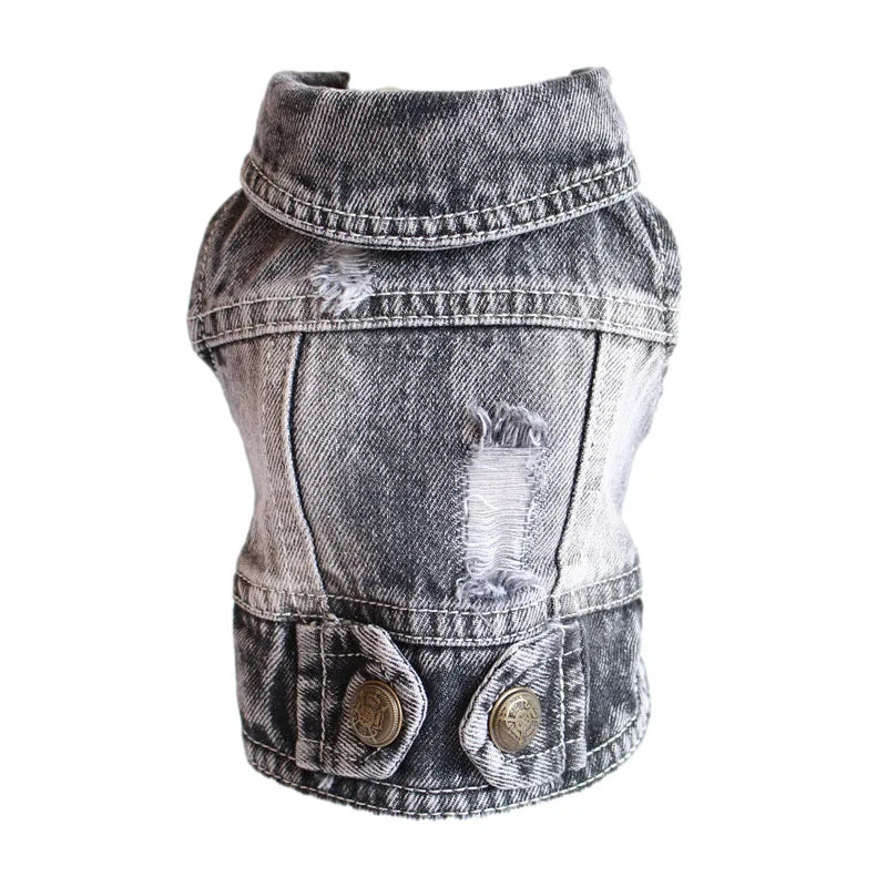 Denim Yorkshire Terrier Vest - image 13