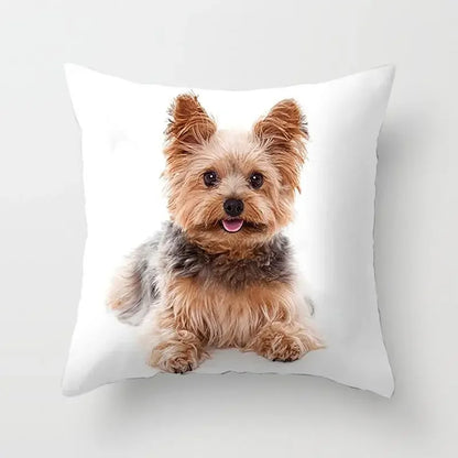 Yorkie Decor Pillow Case