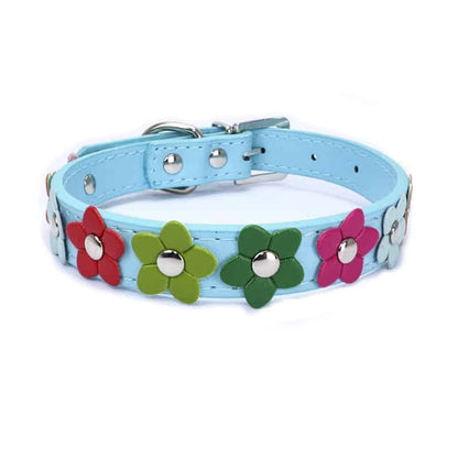 Flowers Yorkshire Terrier Collar