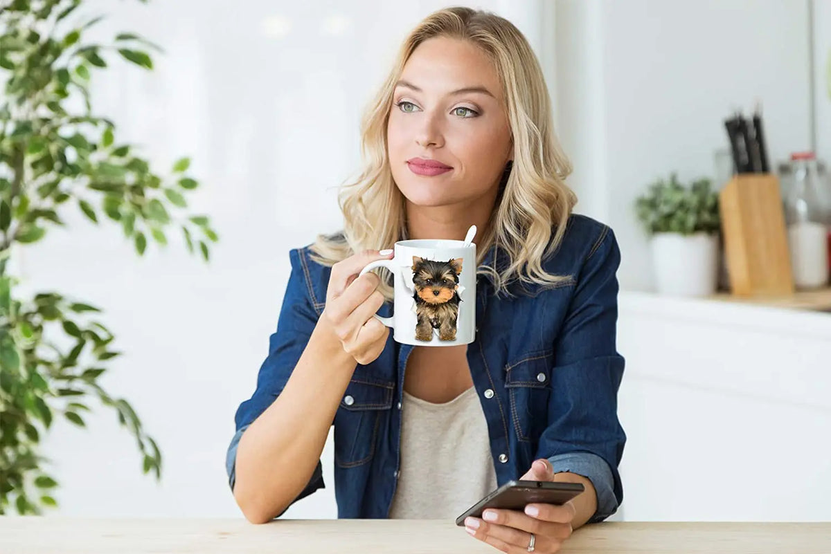 Cute Yorkshire Terrier Mug