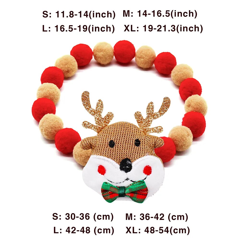 Christmas Yorkie Collar