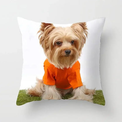 Yorkie Decor Pillow Case