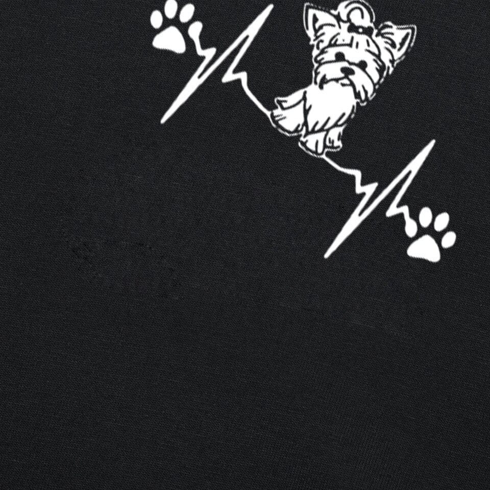 Heartbeat Yorkie T-shirt