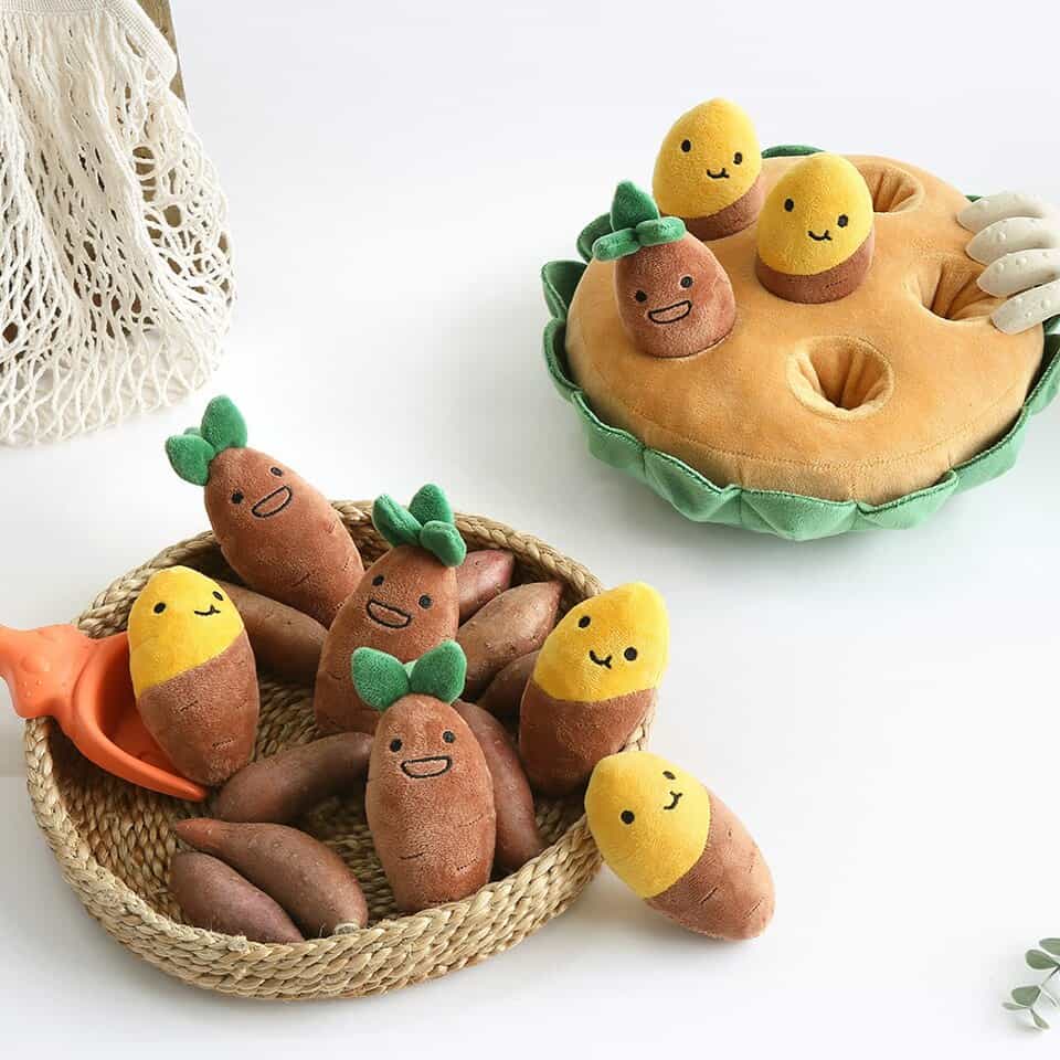 dog-carrot-snuffle-mat yorkie toys