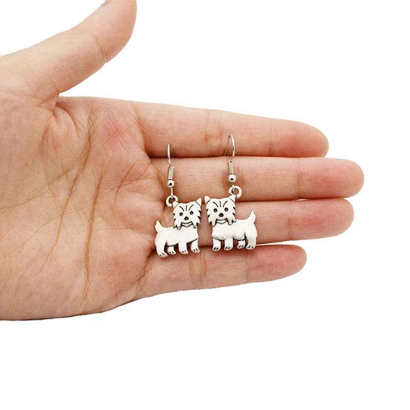 Yorkie Earrings