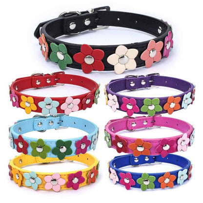 Flowers Yorkshire Terrier Collar