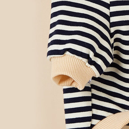 Striped Small Yorkie Hoodie