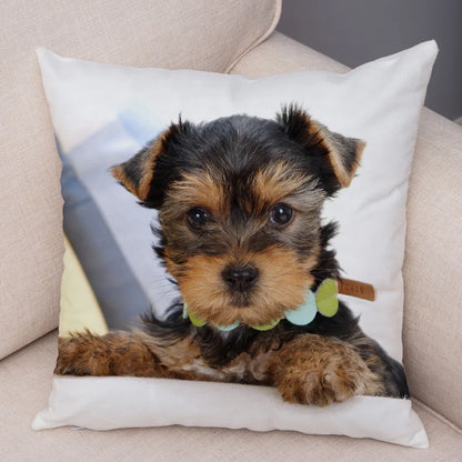Mini Yorkie Cushion Cover - image 46
