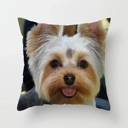 Yorkie Decor Pillow Case