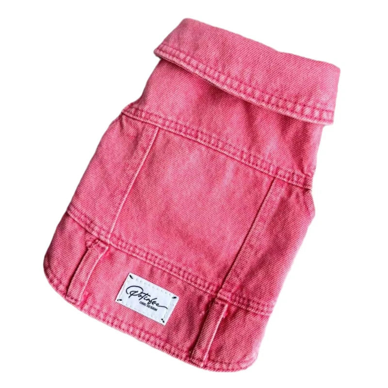 summer denim yorkie vest