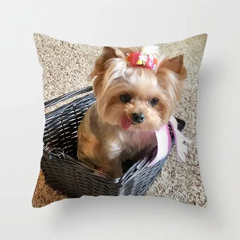 Yorkie Decor Pillow Case - image 45