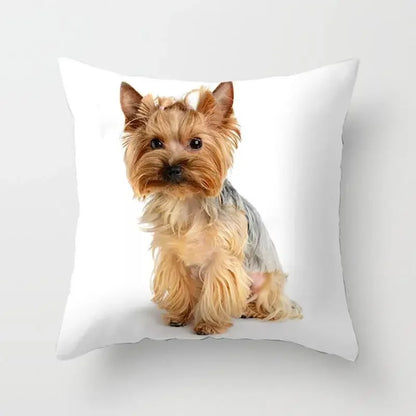 Yorkie Decor Pillow Case