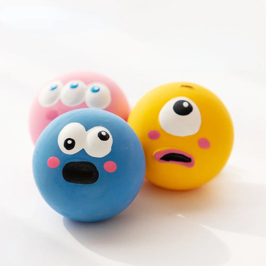 Crazy Rubber Yorkie Ball