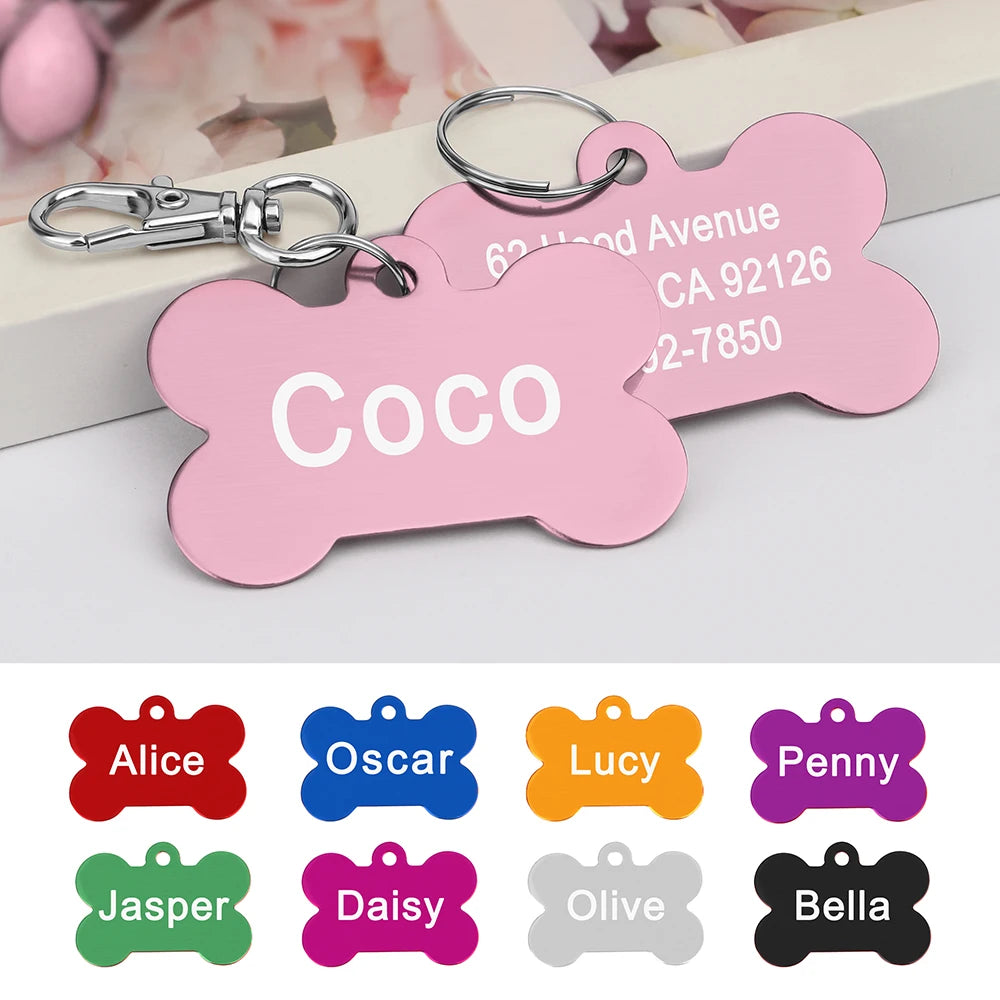 personalized yorkie id tag