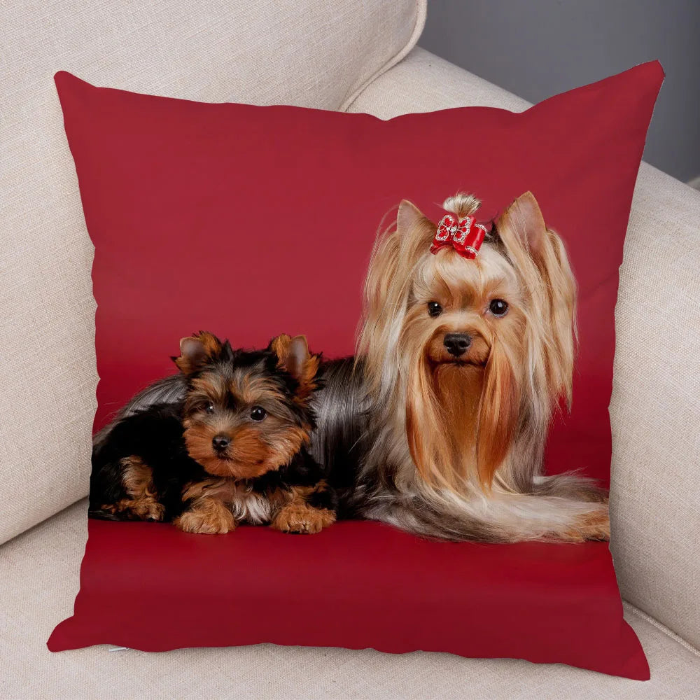 Mini Yorkie Cushion Cover - image 38