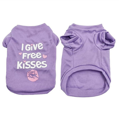 Cotton T-Shirt for Yorkies