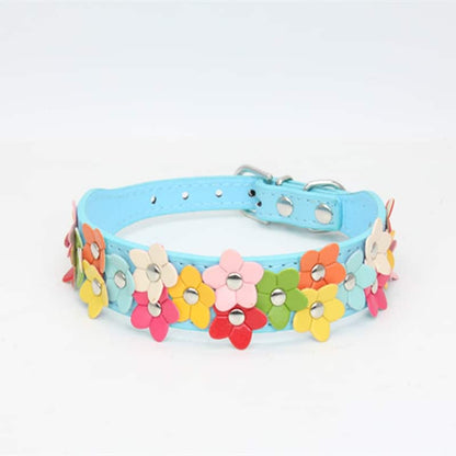 Flowers Yorkshire Terrier Collar