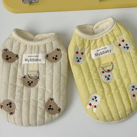 Padded Teddy Yorkie Vest